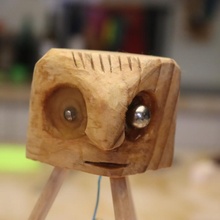 face cube abstract education wood 3d print model - Mito3D