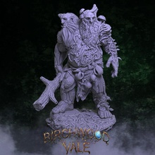 bois bouleau vallée adversaires ancien forêt Ettin jouets Jeux créature fantaisie géant monstre marteau guerre dnd éclaireur ageofsigmar 5e 3d print model - Mito3D