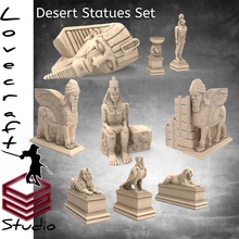 estátuas brinquedos jogos deserto aventuras 3d print model - Mito3D