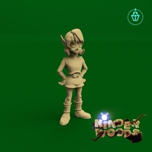 wood elf leader toys & games children forest mini child kinder youth kid trees hill young sara 3d print model - Mito3D