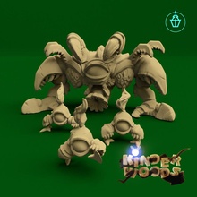 monstrous monoculus & larvae toys games boss eye forest monster tree spider crab woods arachnid 3d print model - Mito3D