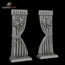 legendgames stage curtains toys & games dungeons theatre furnishings 3d print model - Mito3D