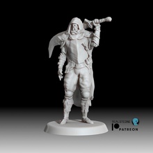 free reaper sword toys & games fighter undead warhammer dnd frostgrave masked proxy 3d print model - Mito3D