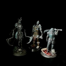 reaper crew bundle toys & games barbarian dragon fantasy fighter party undead warhammer tabletop scythe patreon dnd proxy 3d print model - Mito3D