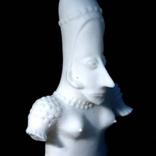pottery figure warrior british museum london scan 3d print model - Mito3D