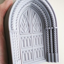 portas brinquedos jogos porta gótico Igreja diorama entrada catedral 3d print model - Mito3D