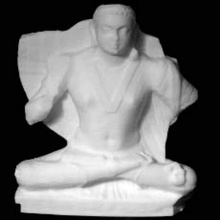 bodhisattva maitreya museo guimet parís scan 3d print model - Mito3D