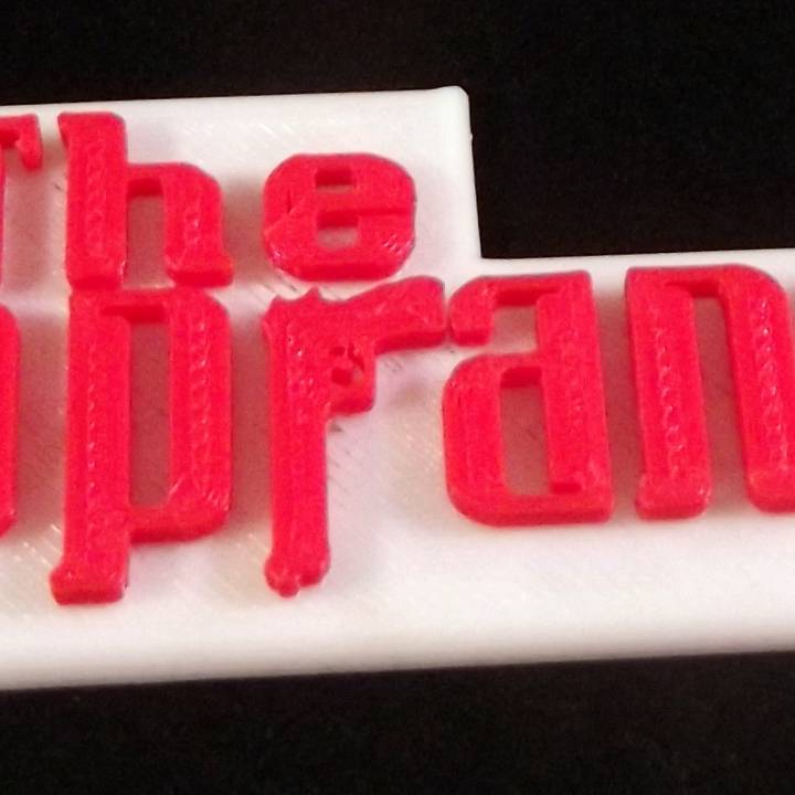 soprani logo fan art 3D print model - Mito3D