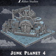 basura planeta 4 juguetes juegos chatarra escombros junkyard negar montón 3d print model - Mito3D