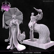 jan 2021 Patreon Kitsune Spielzeuge Spiele Fuchs Spirituosen Füchse 3d print model - Mito3D