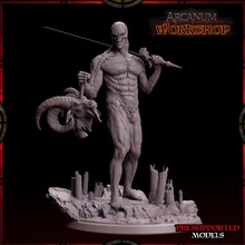 xuthul messenger underworld toys & games creature dark gothic knight zombie dead tabletop dnd spawn damned 3d print model - Mito3D