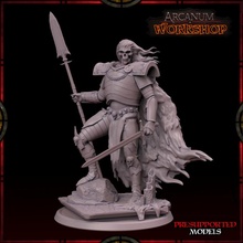 dead warlord toys & games creature knight undead wargaming warhammer tabletop chaos dnd damned 3d print model - Mito3D
