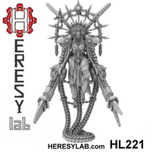 hl221 tesoura rainha dizimado heresylab brinquedos jogos 40k Sombrio fêmea Horus scifi adepto heresia 3d print model - Mito3D