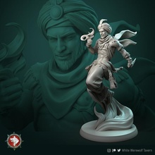 david fire thief 75mm 32mm pre-supported toys & games game man miniature male tabletop wargame dnd pathfinder 3dminiature npc attractive dndcharacter 3d print model - Mito3D