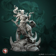 efreet overlord 75mm 32mm pre-supported toys & games creature monster rpg warhammer fire male tabletop wargame chaos dnd ttrpg dndmonster 3d print model - Mito3D