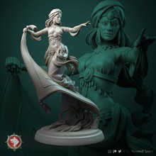 laila 75mm 32mm pre-supported toys & games female game rpg tabletop beauty wargame oriental dnd npc ttrpg dndcharacter 3d print model - Mito3D
