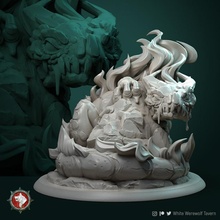 salamander pre-supported toys & games creature game monster warhammer tabletop wargame dnd serpent 3d print model - Mito3D