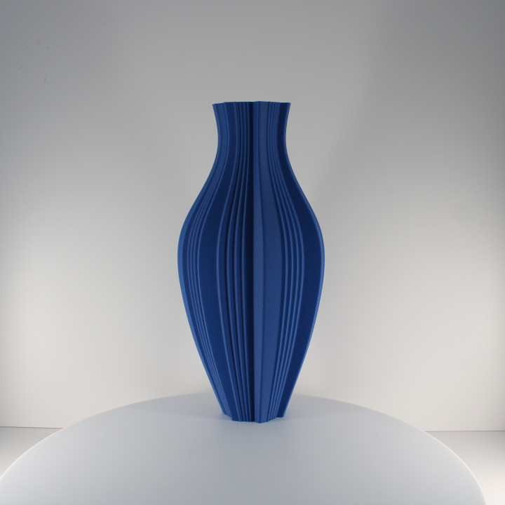 texturé vase modèle a177 jardin intérieur vases home decor mode flower slimprint geometric decoration modern abstract dried model 3D print model - Mito3D