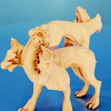 chien tindalos jouets Jeux culte cthulhu lovecraft cornichon eldritch 3d print model - Mito3D