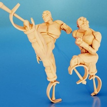 kolyarout jouets Jeux robot cyborg construction inévitable machine 3d print model - Mito3D