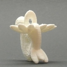 valentine bird jewellery heart 3d print model - Mito3D