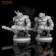 male orc oni clubs 0029 toys & games fantasy 3d print model - Mito3D
