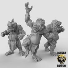 koa toa fish folk unarmed pre supported toys & games fantasy dungeonsanddragons dnd pathfinder tabletopgames ttrpg presupported koatoa 3d print model - Mito3D