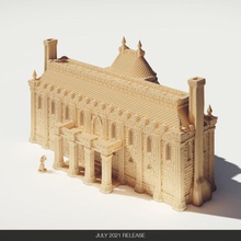 Drennheim asil ev taramak fantezi 28mm manzara code2 harikalar dünyaları 3d print model - Mito3D