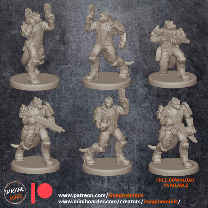 vesk tecnomante juguetes juegos rpg ciencia ficción mesa hombre lagarto buscador estrellas ttrpg 3D print model - Mito3D