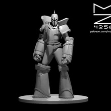 shield guardian updated toys & games robot construct 3d print model - Mito3D
