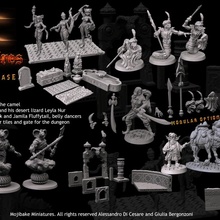 temple broken spires complete set toys & games goblin miniatures modular terrain props arabic minis dungeon openlock dancers arab 3d print model - Mito3D