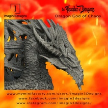 kroso'ativashiz -daemon change- dragon god chaos & garden bust creature detailed fantasy fdm painting multipart decay thethunderofdragons 1 10thscale dragongodofchaos 3d print model - Mito3D