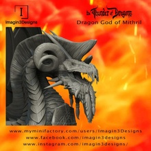 etax'dibashiv -the furnace dhal thoram- dragon god mithril & garden bust creature detailed fantasy fdm painting dwarf multipart dwarven construct thethunderofdragons 1 10thscale dragongodofmithril 3d print model - Mito3D