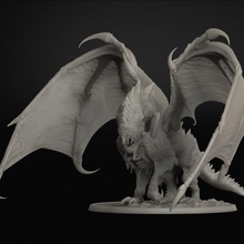ceifeiro Morto vivo Dragão brinquedos jogos fantasia animal martelo guerra zumbi patreon dnd Frostgrave procuração 3d print model - Mito3D