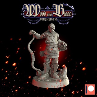 Fackelschein Ranger Modelle Dungeons Kriegsspiel 3d print model - Mito3D