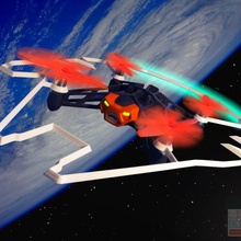 millenium falcon bumper parrot airborne & rolling spider gadgets electronics starwars drone 3d print model - Mito3D