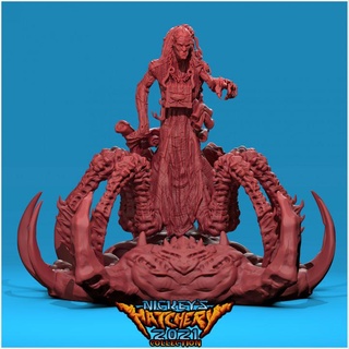 lorekeeper cult crimson spider nickey's hatchery demon undead mutated cultist demonic arachnid 3d print model - Mito3D
