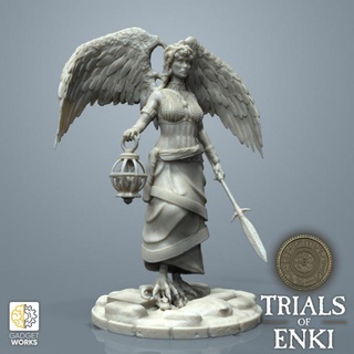 ereshkigal sumerian goddess death gadgetworks historical miniatures rpg tabletop minis dnd 32mm ttrpg tabletopcharacters&creatures&gt fantasyuniverse 3d print model - Mito3D