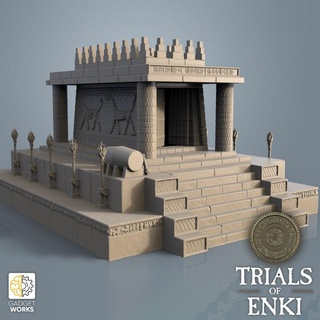 multipart playable ancient sumerian tomb gadgetworks historical miniatures rpg tabletop minis dnd scenery 32mm ttrpg tabletop&gt 3dprintableterrain&gt fantasyterrain 3d print model - Mito3D