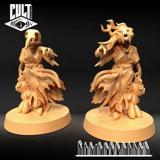 susurro espíritu culto miniaturas fantasma mesa 28mm ático susurrador 3d print model - Mito3D