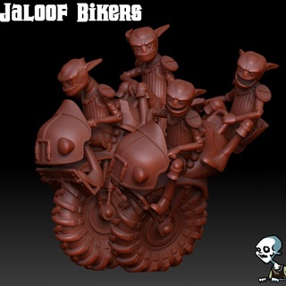 jaloof bicicletas Josh calidad motocicleta extraterrestres horripilante zombiesmith 3d print model - Mito3D