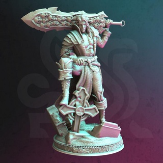 vampire swordsman - almenhier dm-stash fantasy sword male pinup castlevania hunk 3d print model - Mito3D
