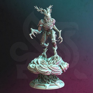 corrupted forest spirit - nightwalker dm-stash fantasy nature plant evil fey 3d print model - Mito3D