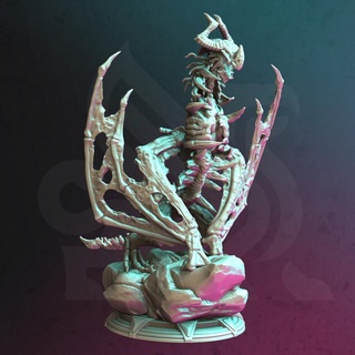 Antik dracolich boşanmalar dm stash Ejderha ölümsüz düşman devasa acımasız 3d print model - Mito3D