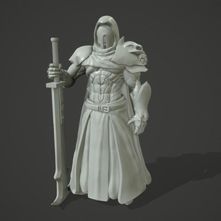 démon Chevalier v01 Jeremy forgeron armure enfer horreur crâne épée 3d print model - Mito3D