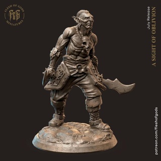goblin flesh gods creature fantasy monster orc fleshofgods 3d print model - Mito3D