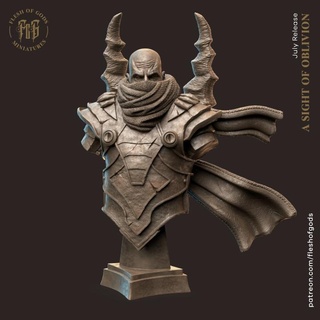 sigurd dragon warrior bust flesh gods armor knight fleshofgods 3d print model - Mito3D