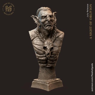 duende busto carne Dioses fleshofgods 3d print model - Mito3D