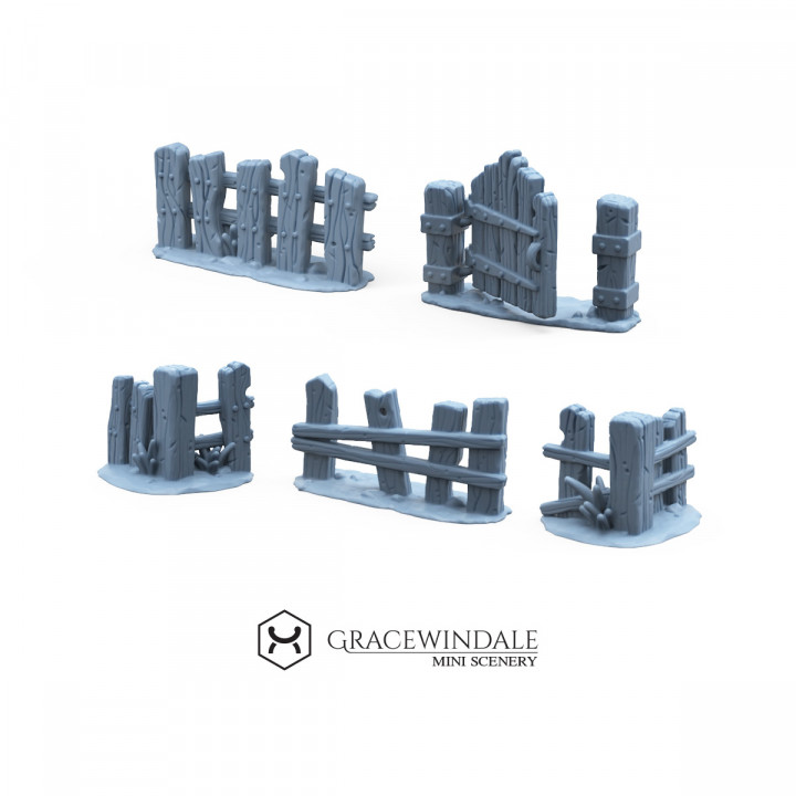 modular granja graciawindale mini paisaje mazmorras apuntalar terreno accesorios miniatura calabozos Dragones mesa diorama d 28mm dnd pionero 32mm 3D print model - Mito3D