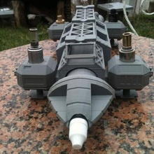 vaposmos 99 gadgets & electronics eagle spaceship vape ecig ecigarette standvape cosmos99 3d print model - Mito3D